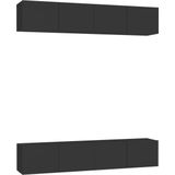 vidaXL-Tv-meubelen-4-st-80x30x30-cm-spaanplaat-zwart