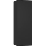 vidaXL 8-tlg. TV-Schrank-Set Schwarz Holzwerkstoff