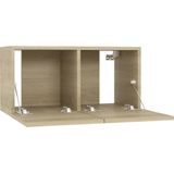 Jinlefu - TV-Schränke 4 Stk. Sonoma-Eiche 60x30x30 cm Holzwerkstoff vidaXL