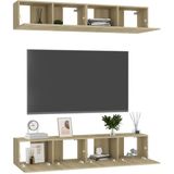 VidaXL-Tv-meubelen-4-st-80x30x30-cm-spaanplaat-sonoma-eikenkleurig