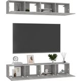 vidaXL-Tv-meubelen-4-st-80x30x30-cm-spaanplaat-betongrijs