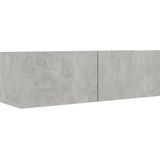 VidaXL-6-delige-Tv-meubelset-spaanplaat-betongrijs