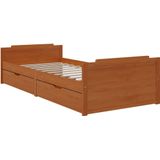 vidaXL-Bedframe-met-lades-massief-grenenhout-honingbruin-90x200-cm