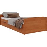 vidaXL-Bedframe-met-lades-massief-grenenhout-honingbruin-90x200-cm