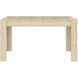 vidaXL-Eettafel-140x74,5x76-cm-spaanplaat-sonoma-eikenkleurig