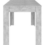 vidaXL-Eettafel-140x74,5x76-cm-spaanplaat-betongrijs