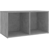 vidaXL Tv-meubelen 2 st 72x35x36,5 cm spaanplaat betongrijs