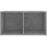 vidaXL Tv-meubelen 2 st 72x35x36,5 cm bewerkt hout betongrijs
