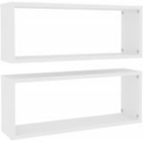 vidaXL-Wandschappen-kubus-2-st-60x15x23-cm-spaanplaat-wit