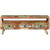 vidaXL-Tv-meubel-110x30x40-cm-massief-gerecycled-hout-meerkleurig