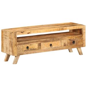 vidaXL Tv-meubel 110x30x40 cm massief mangohout