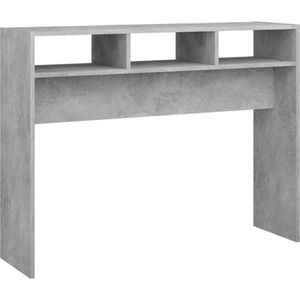 vidaXL-Wandtafel-105x30x80-cm-spaanplaat-betongrijs