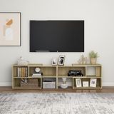 vidaXL-Tv-meubel-149x30x52-cm-spaanplaat-sonoma-eikenkleurig