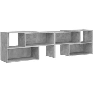 vidaXL TV-Schrank Betongrau 149x30x52 cm Holzwerkstoff