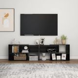 vidaXL-Tv-meubel-149x30x52-cm-spaanplaat-hoogglans-zwart