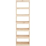 vidaXL Boekenkast/kamerscherm 60x30x199,5 cm massief grenenhout