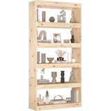 vidaXL-Boekenkast/kamerscherm-80x30x167,4-cm-massief-grenenhout