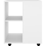 Rollschrank Weiß 60x53x72 cm Holzwerkstoff Vidaxl