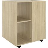 vidaXL-Kast-verrijdbaar-60x53x72-cm-spaanplaat-sonoma-eikenkleurig