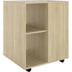 vidaXL-Kast-verrijdbaar-60x53x72-cm-spaanplaat-sonoma-eikenkleurig