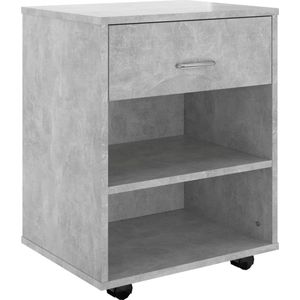 vidaXL-Kast-verrijdbaar-46x36x59-cm-spaanplaat-betongrijs