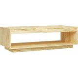 vidaXL Salontafel 110x50x33,5 cm massief grenenhout