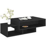 VidaXL Salontafel 105x55x32 cm Spaanplaat Zwart