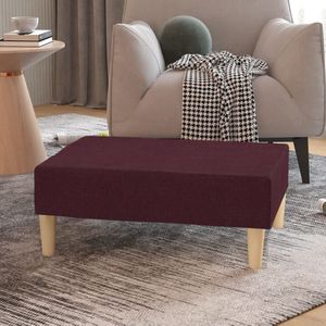 Fußhocker Lila 78x56x32 cm Stoff Vidaxl