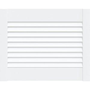 VidaXL-Kastdeur-met-lamellen-39,5x49,4-cm-massief-grenenhout-wit