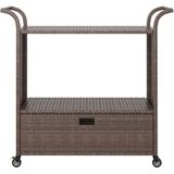 vidaXL-Serveerwagen-met-lade-100x45x97-cm-poly-rattan-bruin