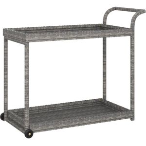 vidaXL-Serveerwagen-100x45x83-cm-poly-rattan-grijs