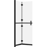 VidaXL-Inloopdouchewand-inklapbaar-110x190-cm-ESG-glas-mat