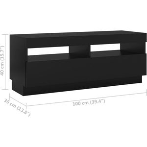 vidaXL-Tv-meubel-met-LED-verlichting-200x35x40-cm-zwart
