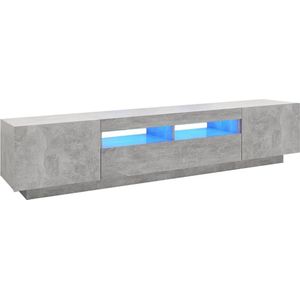 vidaXL-Tv-meubel-met-LED-verlichting-200x35x40-cm-betongrijs