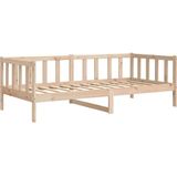 VidaXL Bedbank Massief Grenenhout 90x200 cm