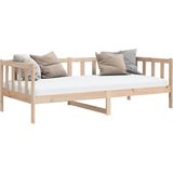 VidaXL Bedbank Massief Grenenhout 90x200 cm