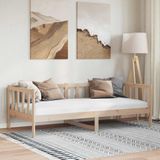 VidaXL Bedbank Massief Grenenhout 90x200 cm