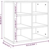 vidaXL-Schoenenkasten-2-st-52,5x30x50-cm-sonoma-eikenkleurig