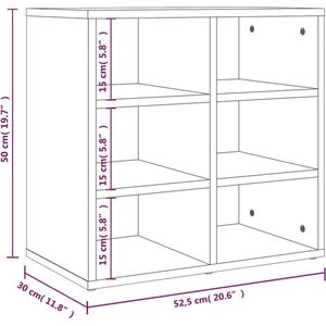 vidaXL-Schoenenkasten-2-st-52,5x30x50-cm-sonoma-eikenkleurig