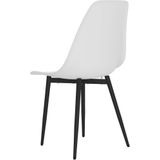 VidaXL Eetkamerstoelen 4 st PP Wit