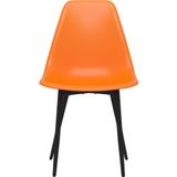 VidaXL Eetkamerstoelen 4 st PP Oranje