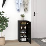 Schuhschrank Schwarz 32x35x70 cm Holzwerkstoff Vidaxl