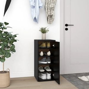 vidaXL-Schoenenkast-32x35x70-cm-spaanplaat-zwart