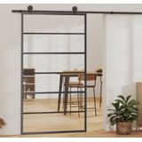 Vidaxl - Schiebetür mit Beschlag ESG-Glas & Aluminium 102x205 cm
