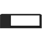 vidaXL TV-Schrank Schwarz 100x24x32 cm Holzwerkstoff