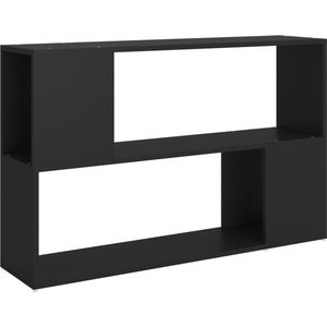 vidaXL-Boekenkast-100x24x63-cm-spaanplaat-zwart