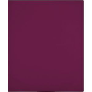 vidaXL - Hoeslakens - 2 Stuks - Jersey - Bordeauxrood - Katoen