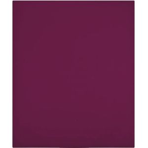 vidaXL - Hoeslaken - Bordeauxrood - Katoen