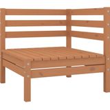 VidaXL Loungeset 3-delig Massief Grenenhout Honingbruin
