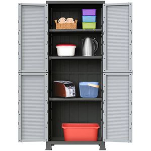 vidaXL Kunststoffschrank 68x39x171,5 cm